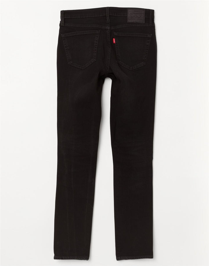 Мужские джинсы Levi's 511 Slim W32 L34, черный хлопок