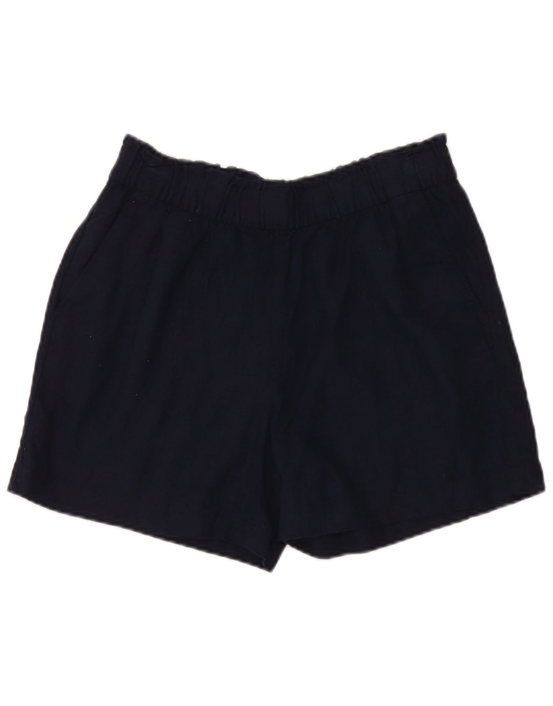 Женские повседневные шорты Marks & Spencer UK 12 Medium W32 Темно-синий лен