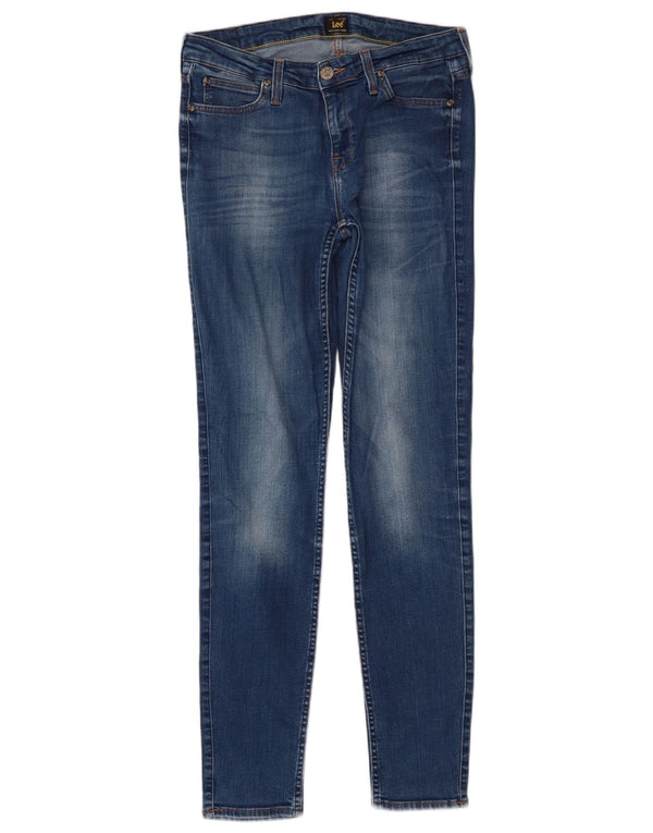 Женские джинсы скинни Lee Scarlett W30 L30, синий хлопок