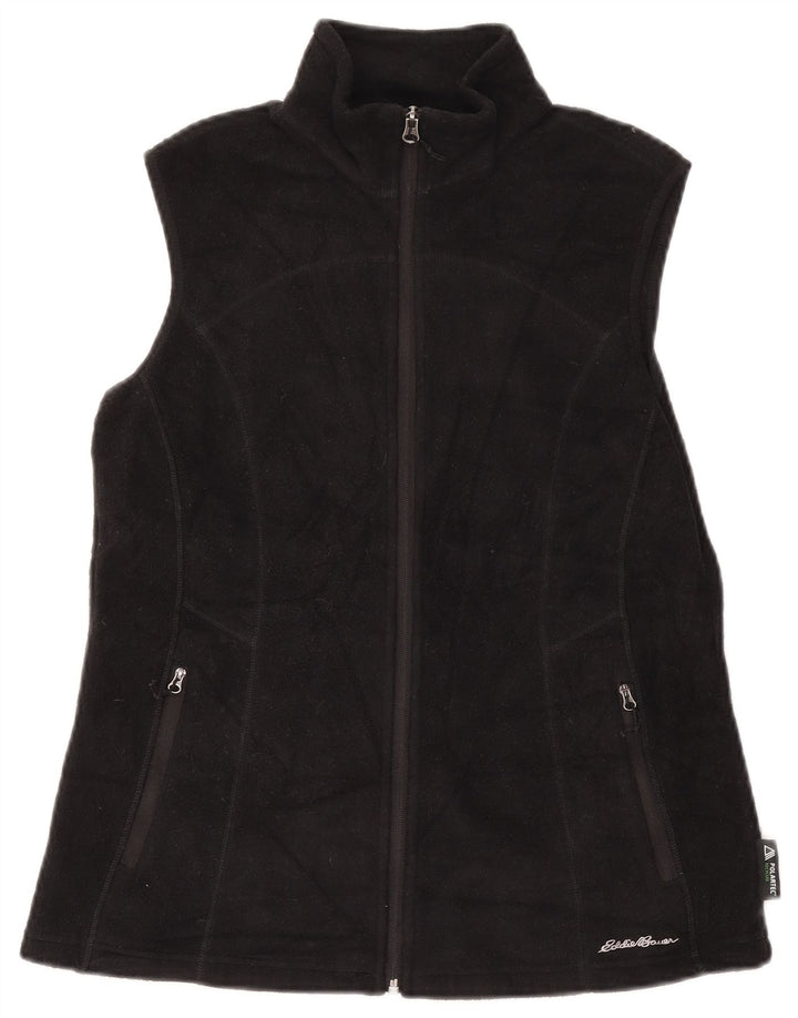 Женский флисовый жилет EDDIE BAUER UK 12, средний черный, полиэстер