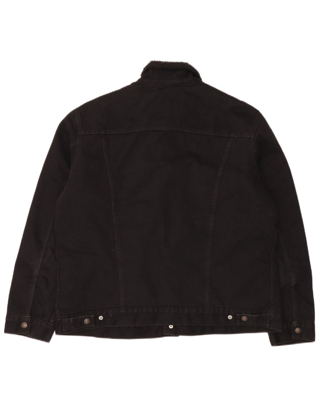 Мужская джинсовая куртка Levi's UK 42 XL, черный хлопок