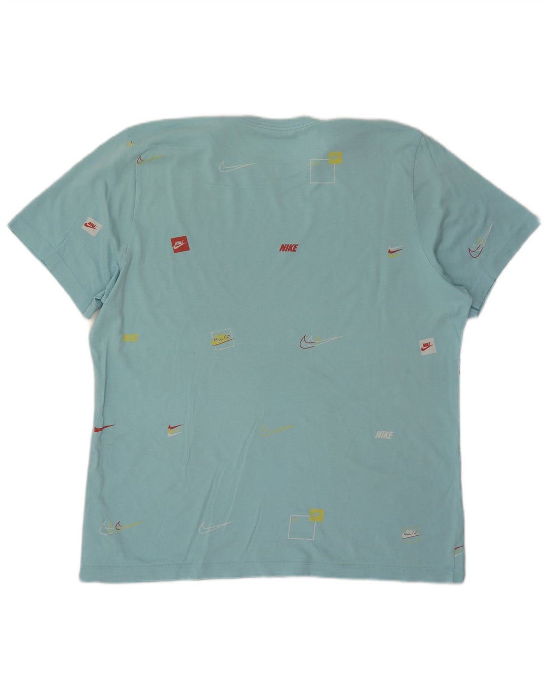 Мужская футболка с рисунком Nike Top XL, синяя, хлопок