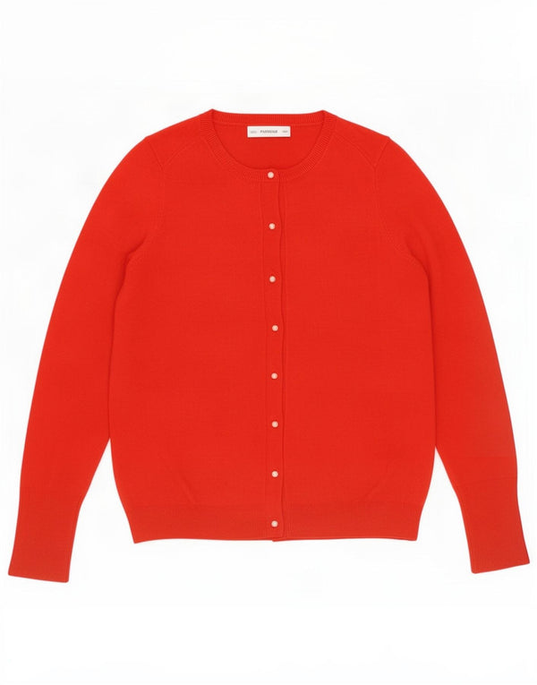 Женский кардиган Zara UK 12, средний красный вискоза