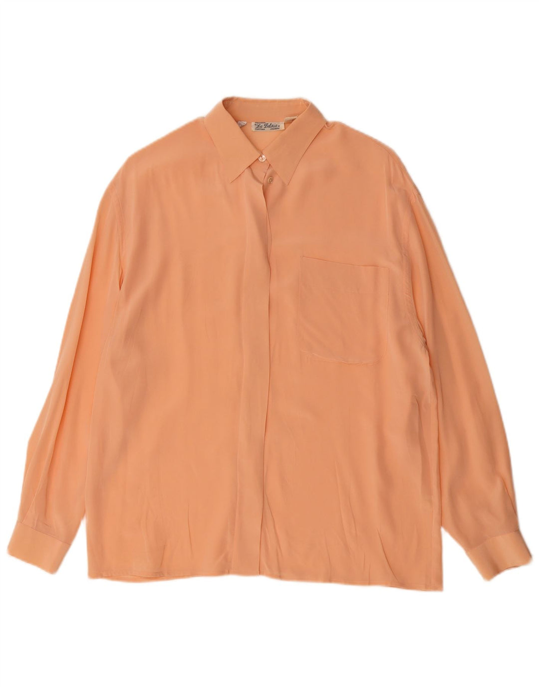 Винтажная женская блузка-рубашка оверсайз, Великобритания, 10 шт., маленькая розовая шелковая