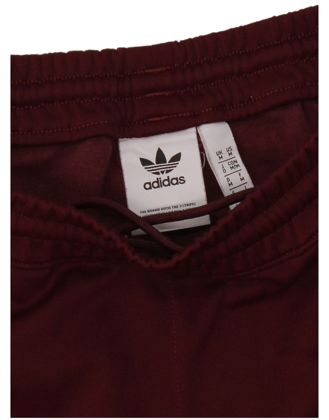 Adidas Мужские спортивные брюки Джоггеры Средний бордовый полиэстер