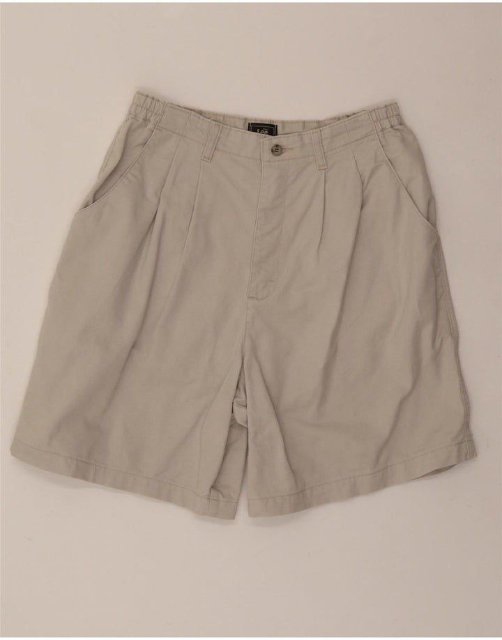 LEE Mens Pegged Chino Shorts W30 Medium Grey Vintage Lee and Second-Hand Lee from Messina Hembry 
