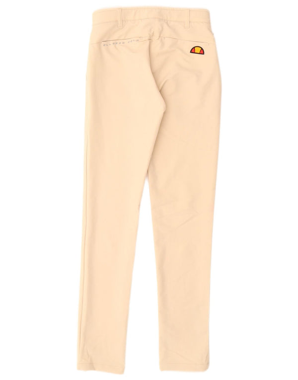 Женские брюки чинос скинни Ellesse для гольфа UK 6 XS W24 L30 Бежевый полиэстер