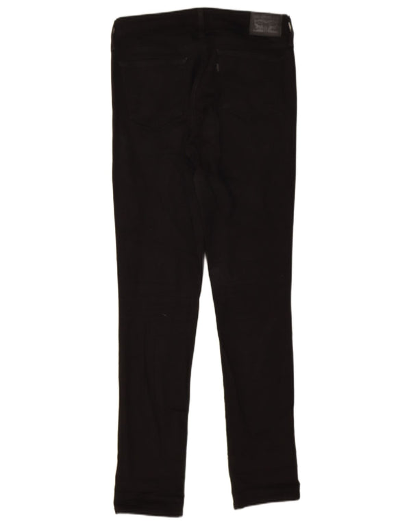 Женские джинсы скинни Levi's 711 W28 L30, черный хлопок