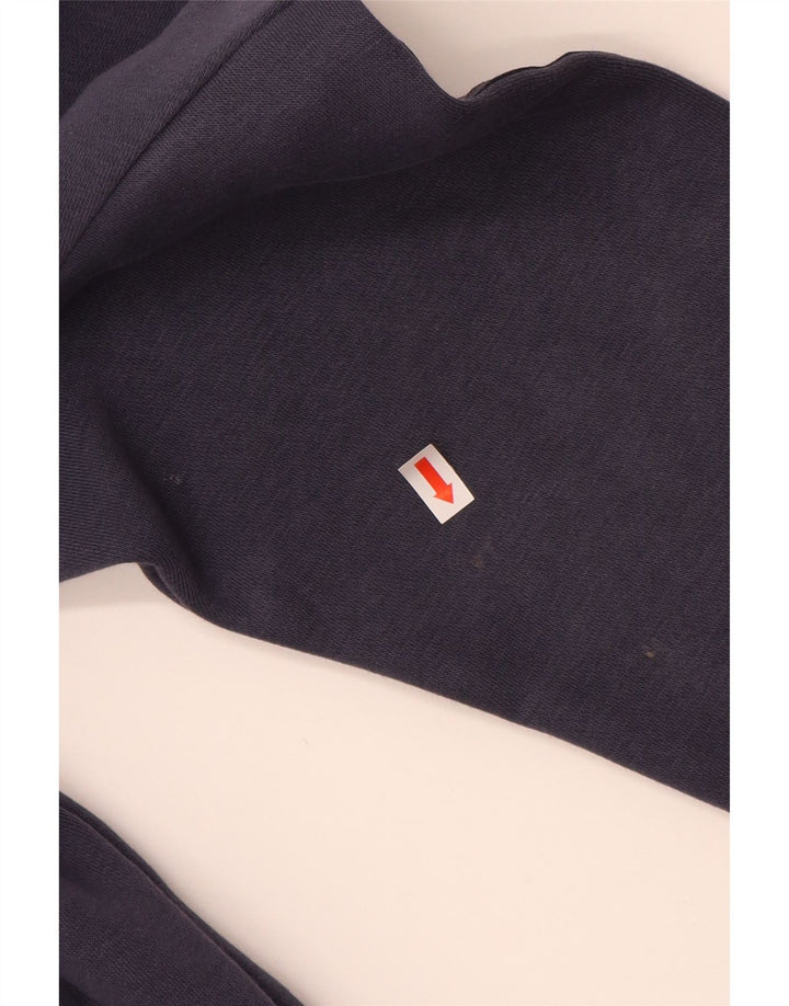 Джемпер с рисунком ADIDAS для девочек 11–12 лет, темно-синий, хлопок