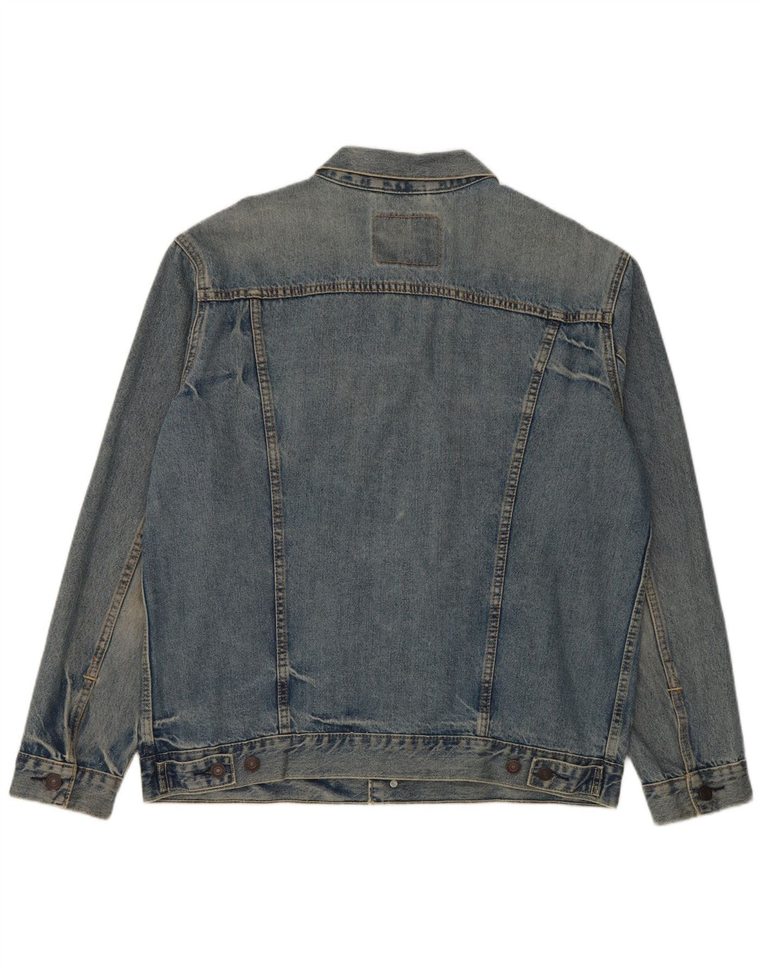 Мужская джинсовая куртка Levi's UK 42 XL, синяя, хлопок