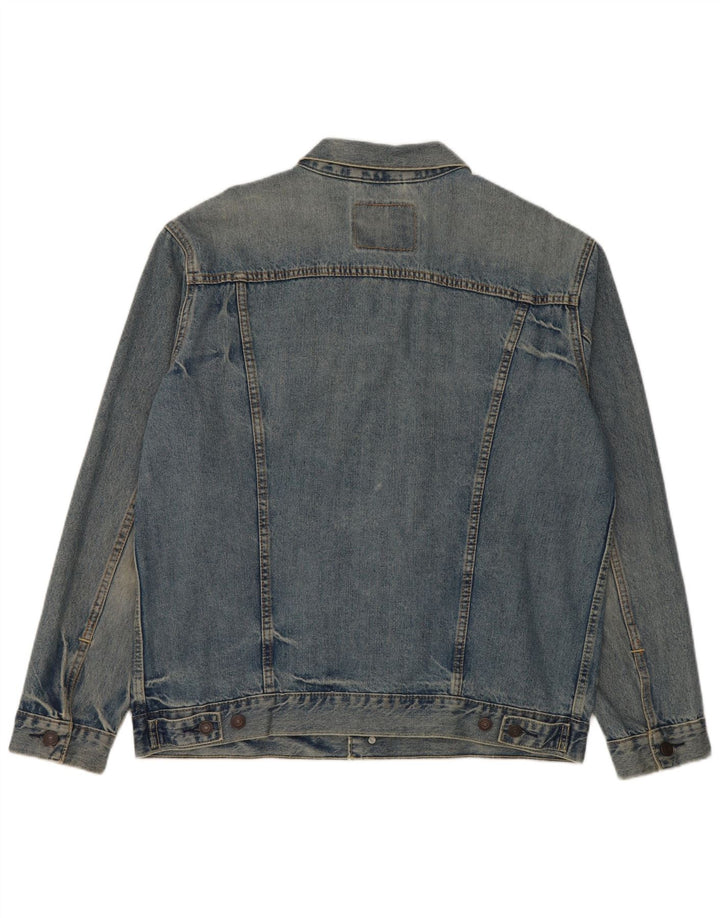 Мужская джинсовая куртка Levi's UK 42 XL, синяя, хлопок