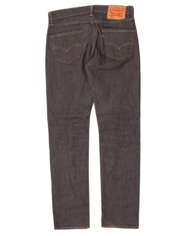 Мужские джинсы Levi's 511 Slim W30 L32 Серые хлопковые
