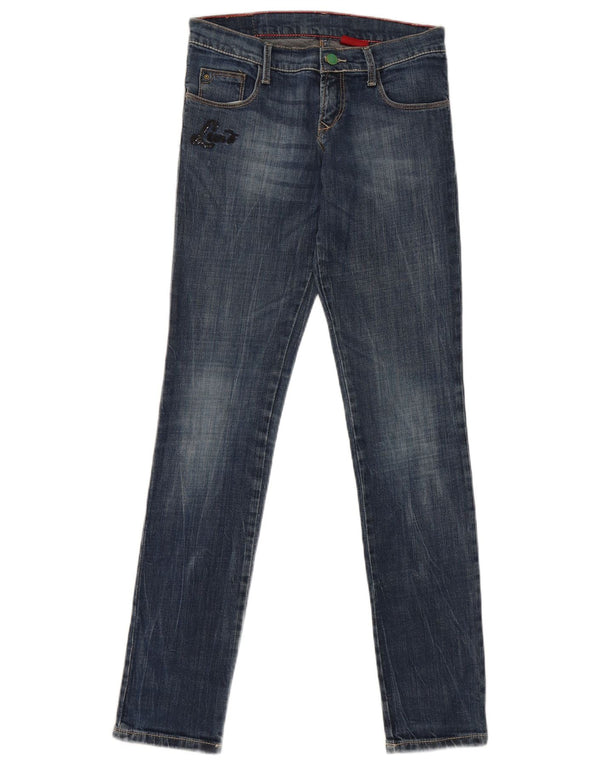 Джинсы Levi's Slim для девочек 13-14 лет W26 L30, синий хлопок