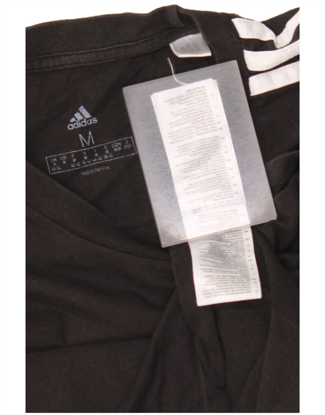 Женская футболка ADIDAS Top UK 12/14, средний черный хлопок