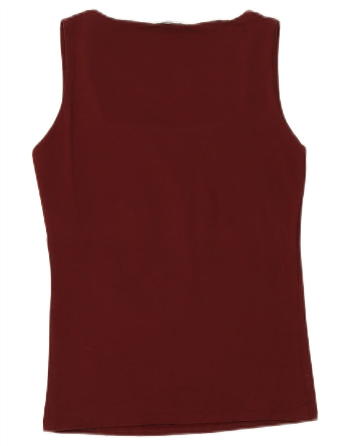 Женский жилет Zara UK 12, средний бордовый