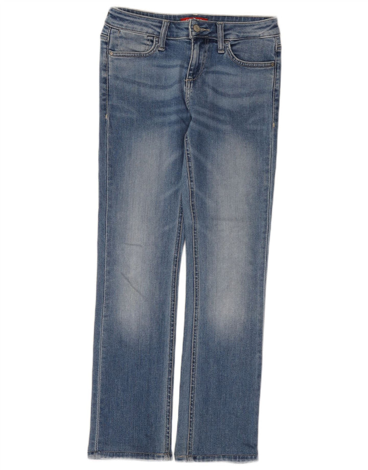 Женские прямые джинсы Guess W27 L28, синие, хлопок
