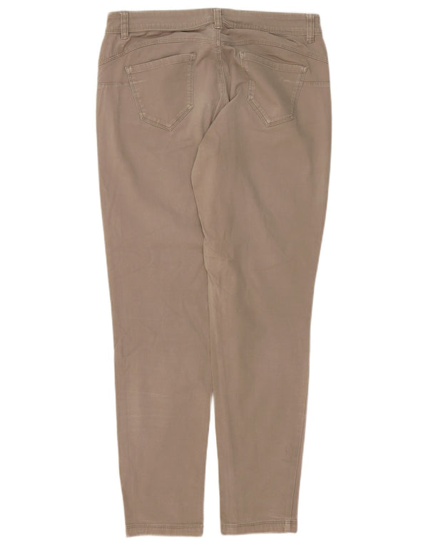 Benetton Womens Slim Casual Trousers W30 L30 Beige