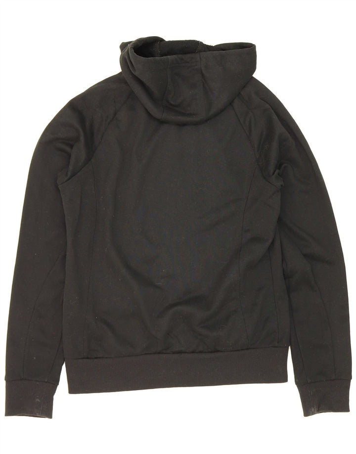 PUMA Boys Zip Hoodie Sweater 11-12 Years Large Black Vintage Puma and Second-Hand Puma from Messina Hembry 