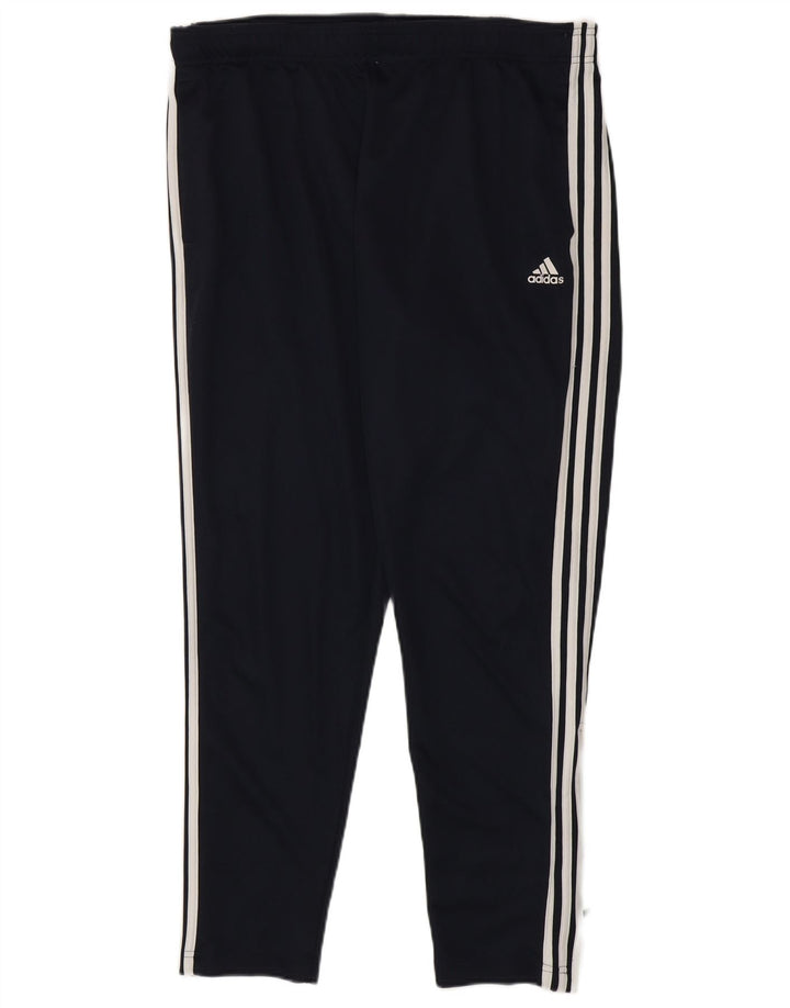 Мужские спортивные брюки Adidas XL темно-синие из полиэстера