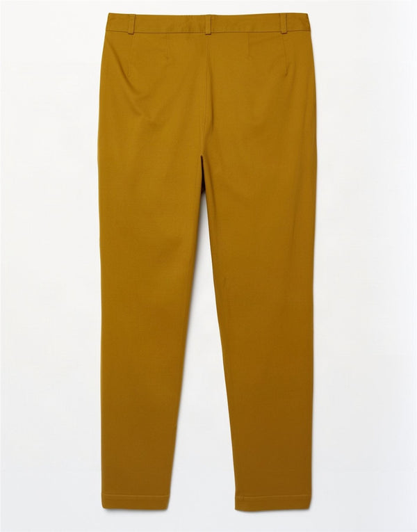 Женские укороченные брюки-чиносы Marks & Spencer UK 10, маленькие W28 L26, желтые