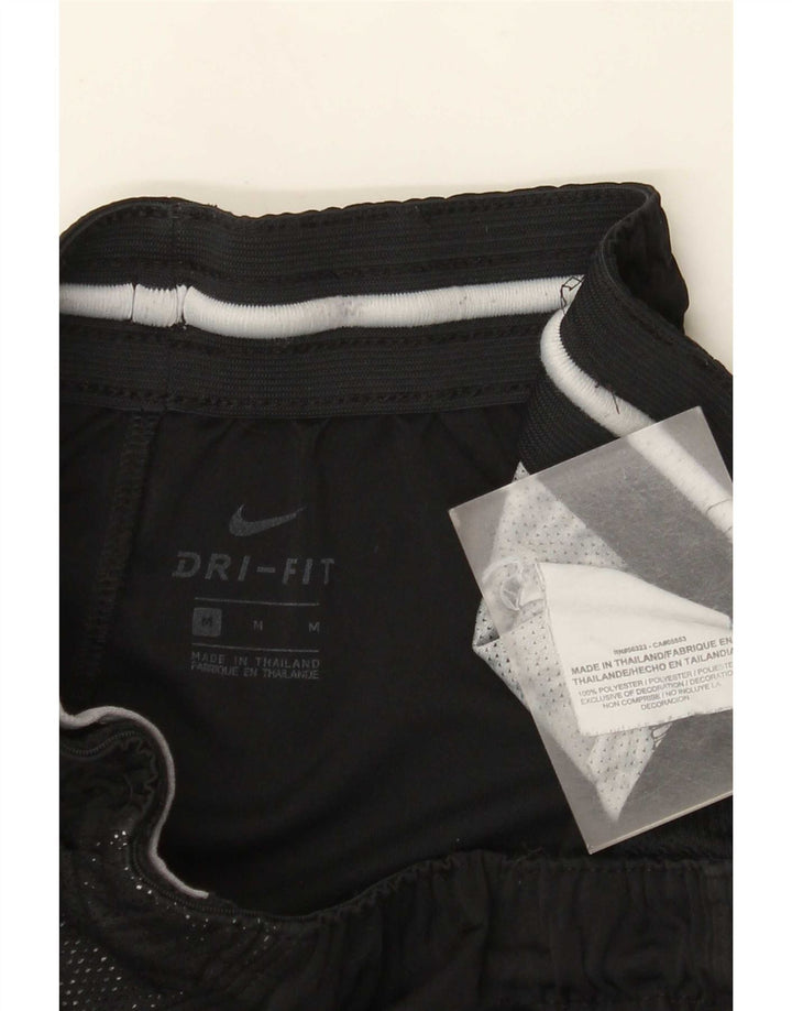 Мужские спортивные шорты Nike Dri Fit с графикой, средний черный полиэстер