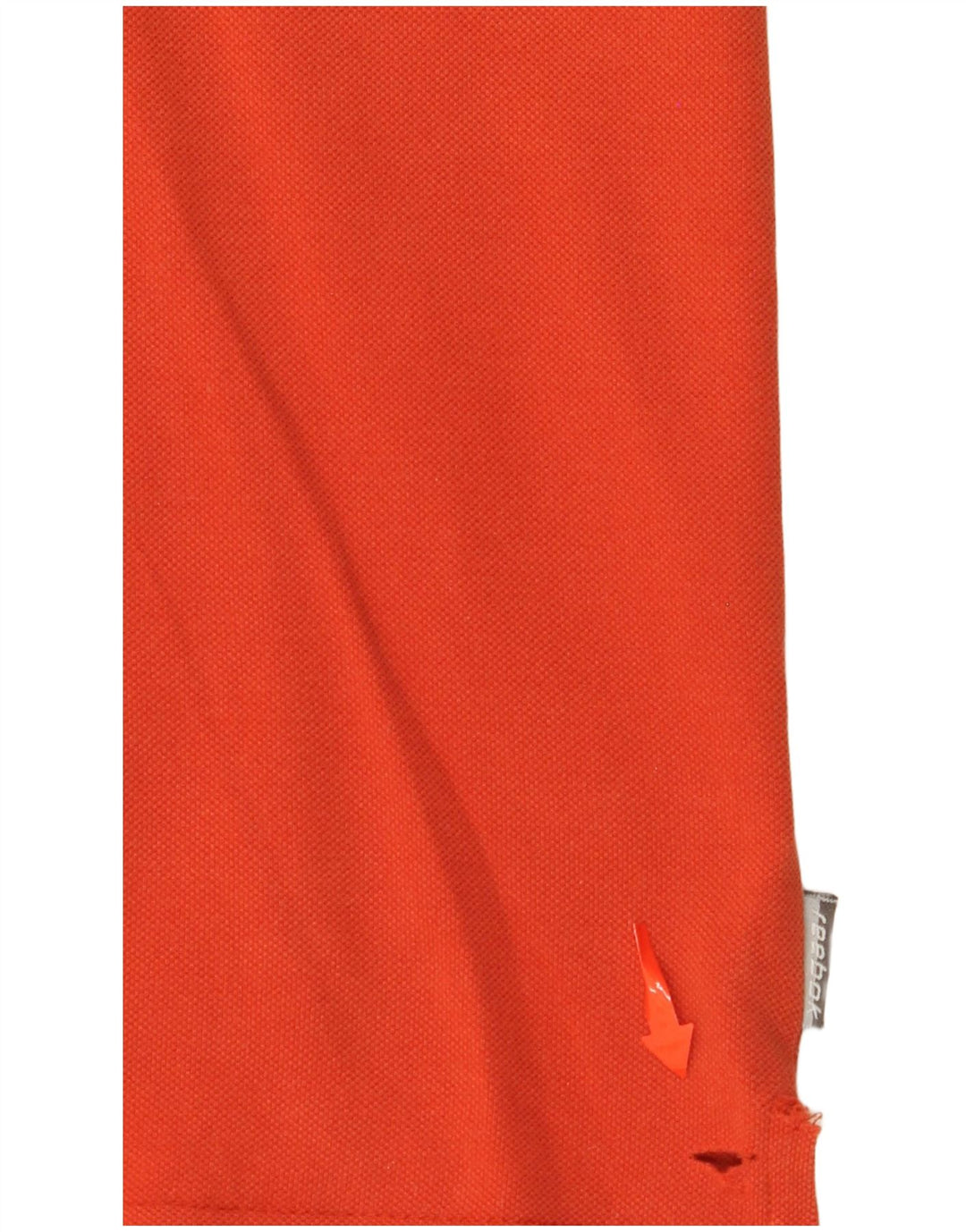 Мужская рубашка-поло REEBOK XL оранжевого цвета, хлопок