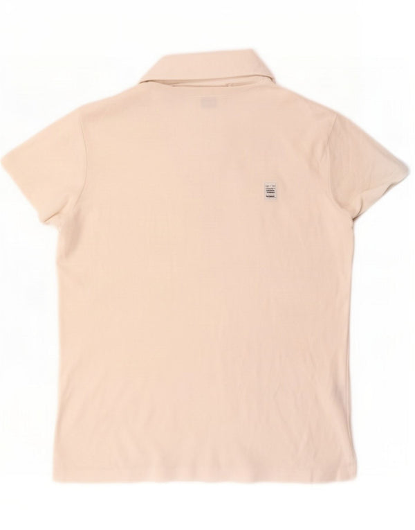Женская рубашка-поло Ralph Lauren UK 14, большой размер, белый хлопок