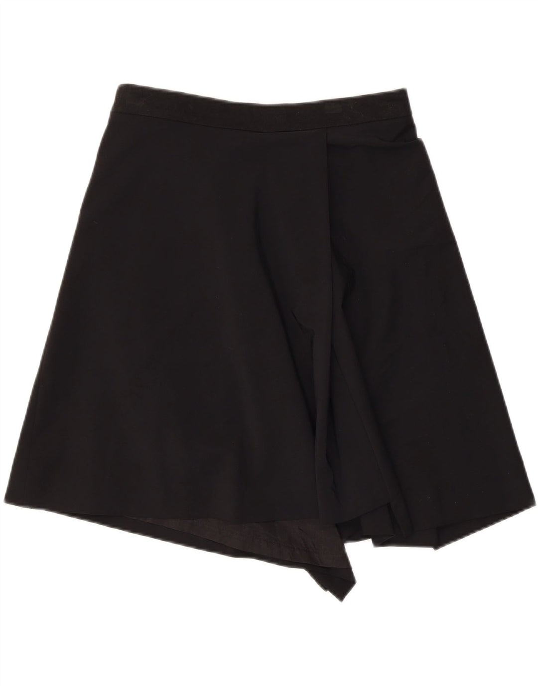 ANGELA MELE Женская юбка с запахом IT 44 Medium W30 Черная шерсть