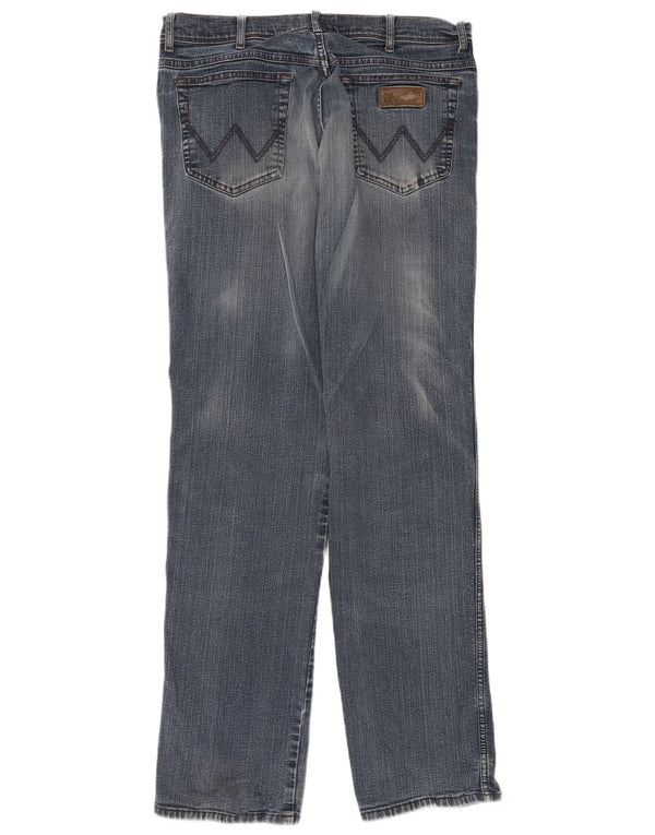 Мужские прямые джинсы Wrangler Texas W36 L36, синий хлопок