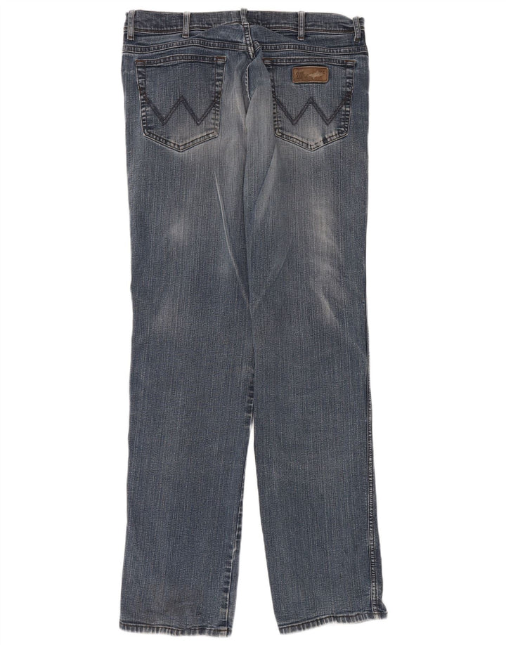 Мужские прямые джинсы Wrangler Texas W36 L36, синий хлопок