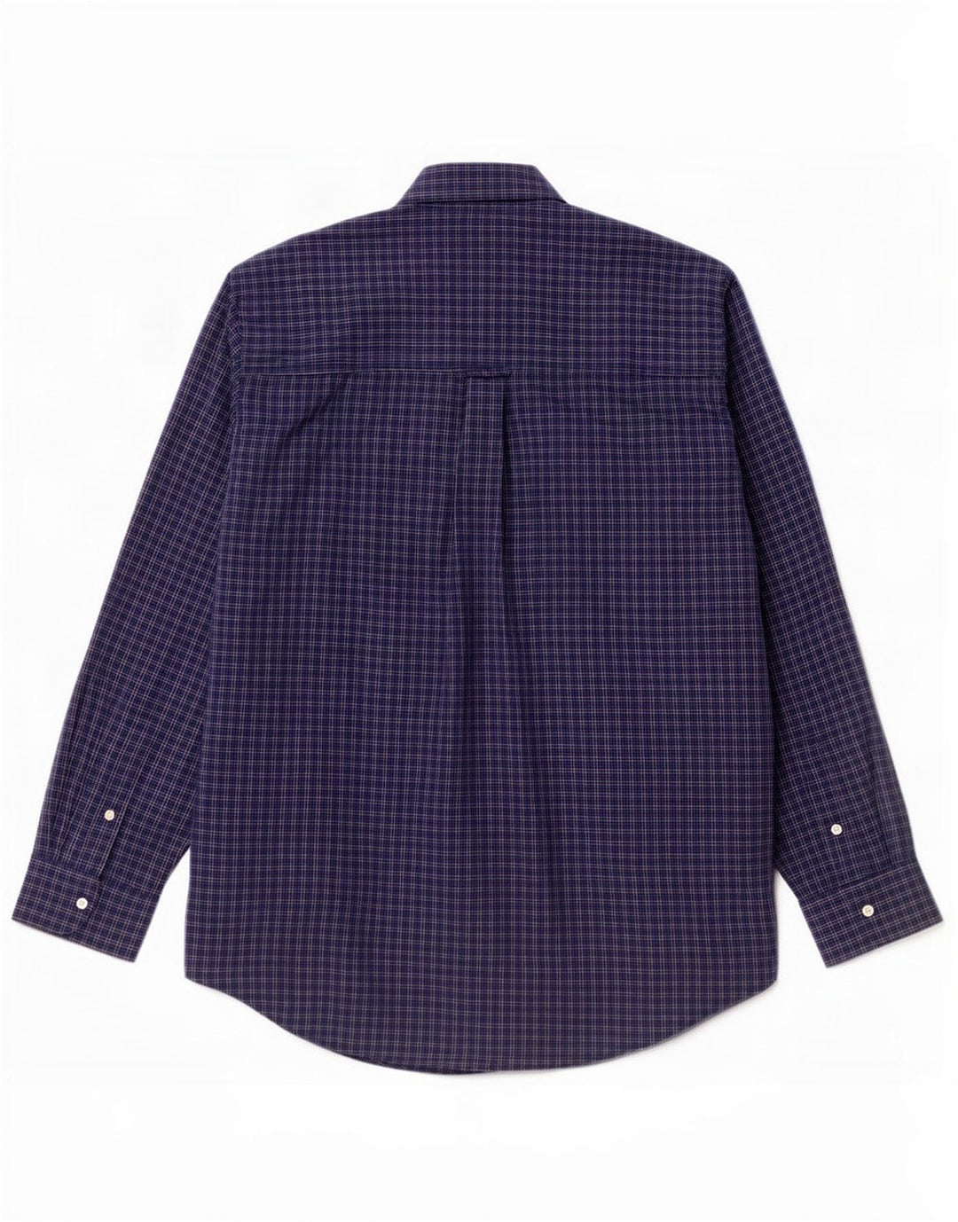 Мужская рубашка Chaps Easy Care XL, темно-синяя клетка, хлопок