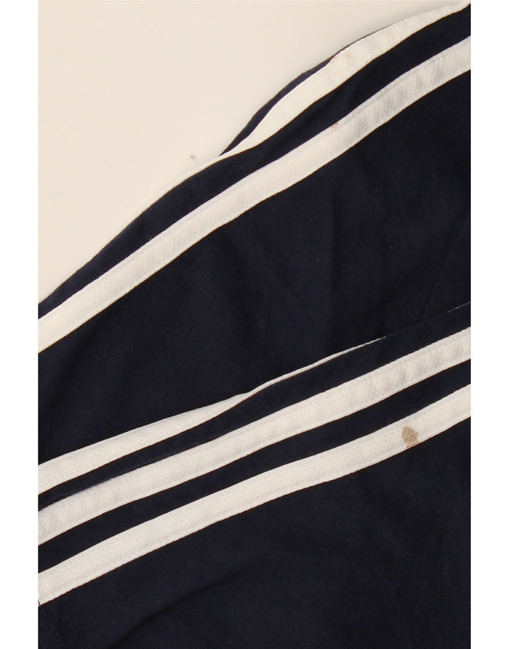 Мужская футболка ADIDAS, большой размер, темно-синий, хлопок