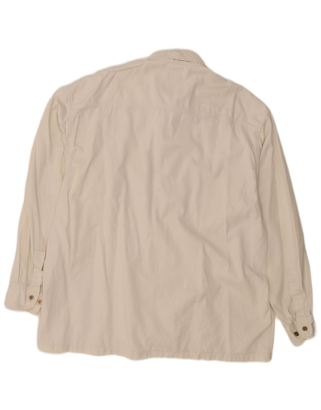 Мужская джинсовая рубашка Berto Lucci XL, белый хлопок