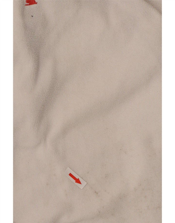 Женский флисовый джемпер Musto с воротником на молнии UK 14, большой белый полиэстер