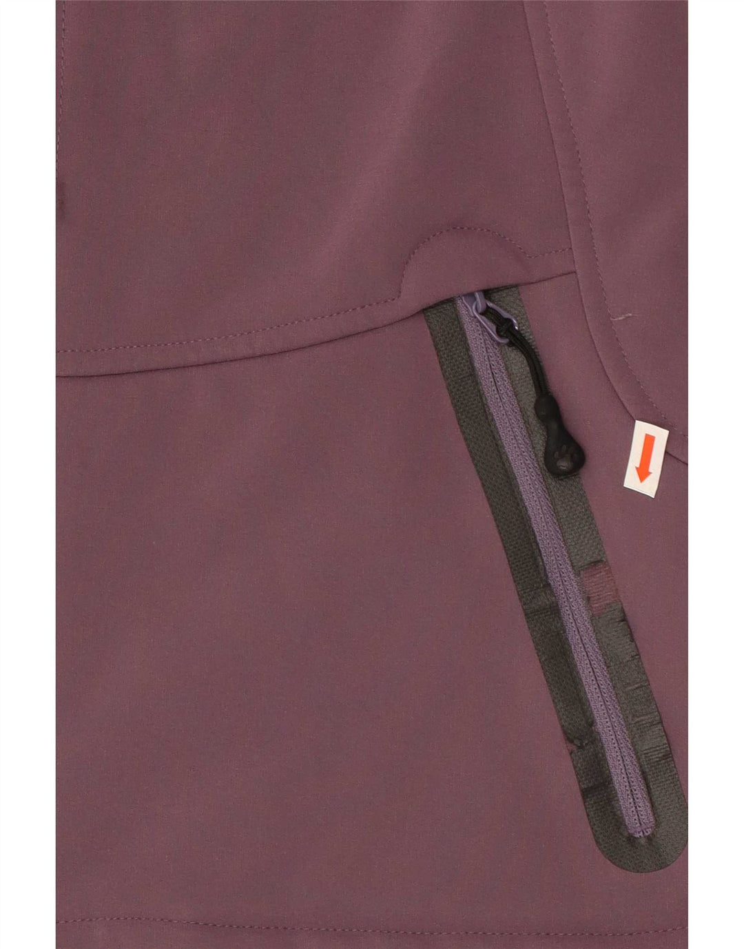 Женская ветровка Jack Wolfskin UK 8, маленький фиолетовый полиэстер