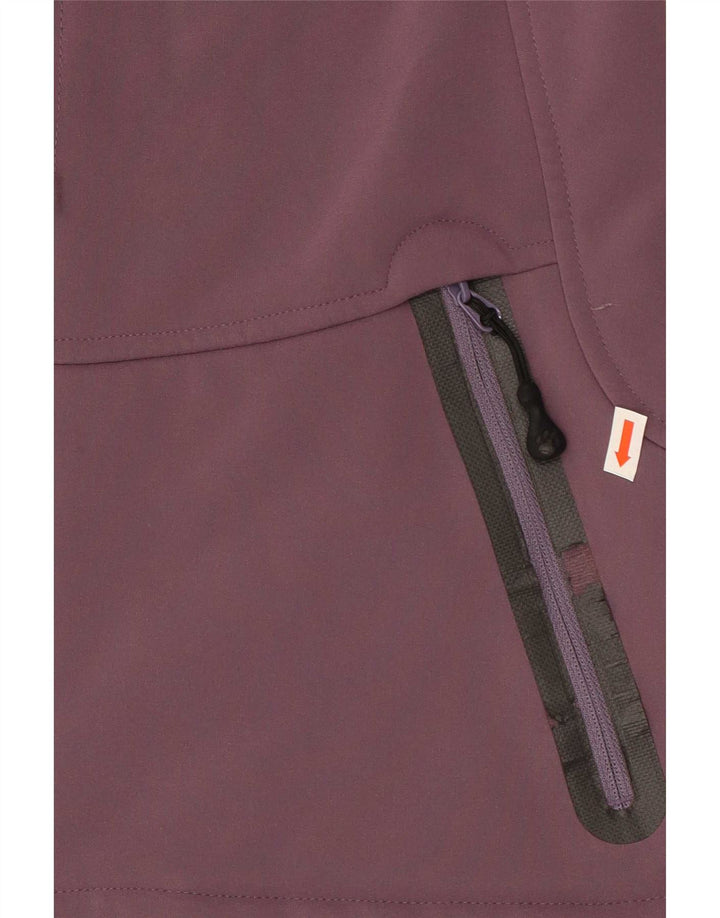 Женская ветровка Jack Wolfskin UK 8, маленький фиолетовый полиэстер