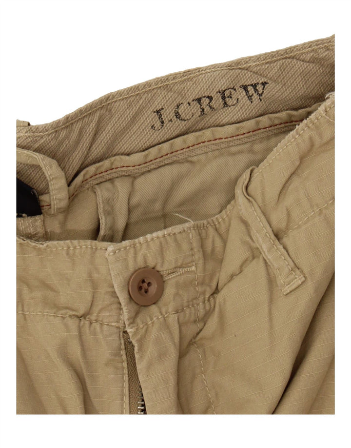 J. CREW Mens Cargo Shorts W29 Small  Beige Cotton Vintage J. Crew and Second-Hand J. Crew from Messina Hembry 