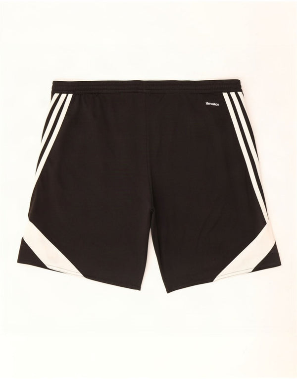 Adidas Mens Climalite Sport Shorts Large Black Colourblock Polyester