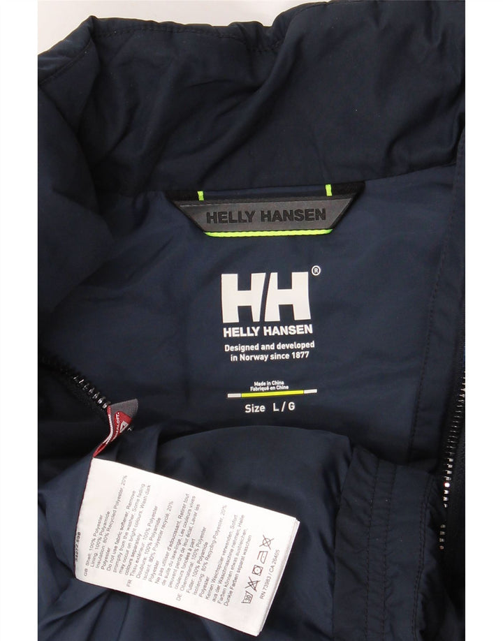 HELLY HANSEN Женский стеганый жилет с подкладкой UK 16, большой темно-синий полиэстер
