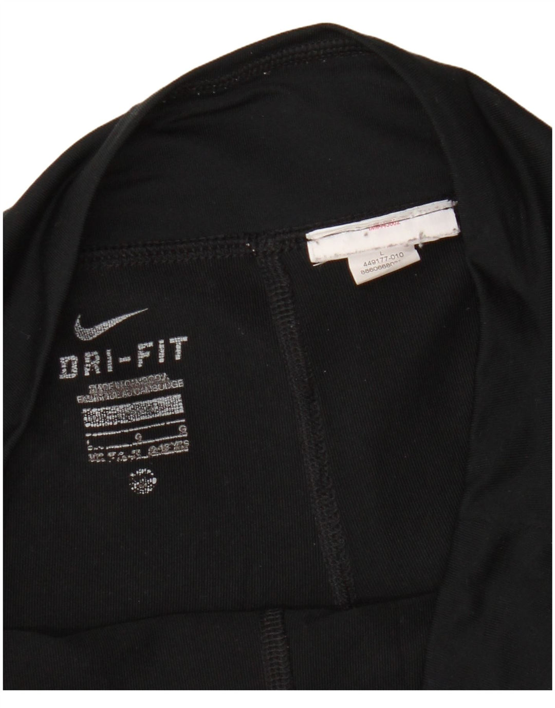 Шорты Nike Dri Fit для девочек 12–13 лет, большие, черные