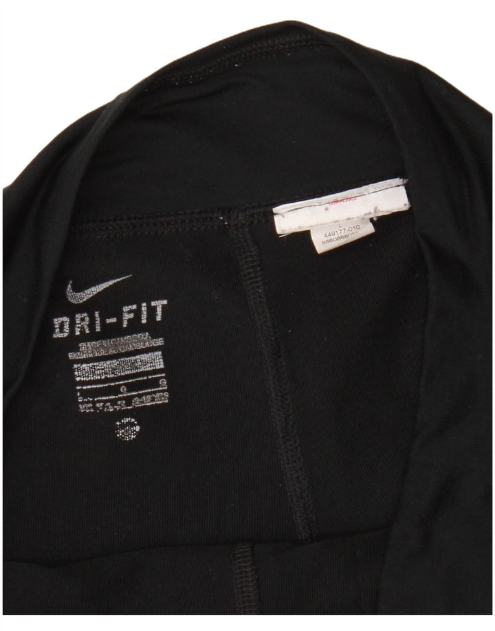 Шорты Nike Dri Fit для девочек 12–13 лет, большие, черные