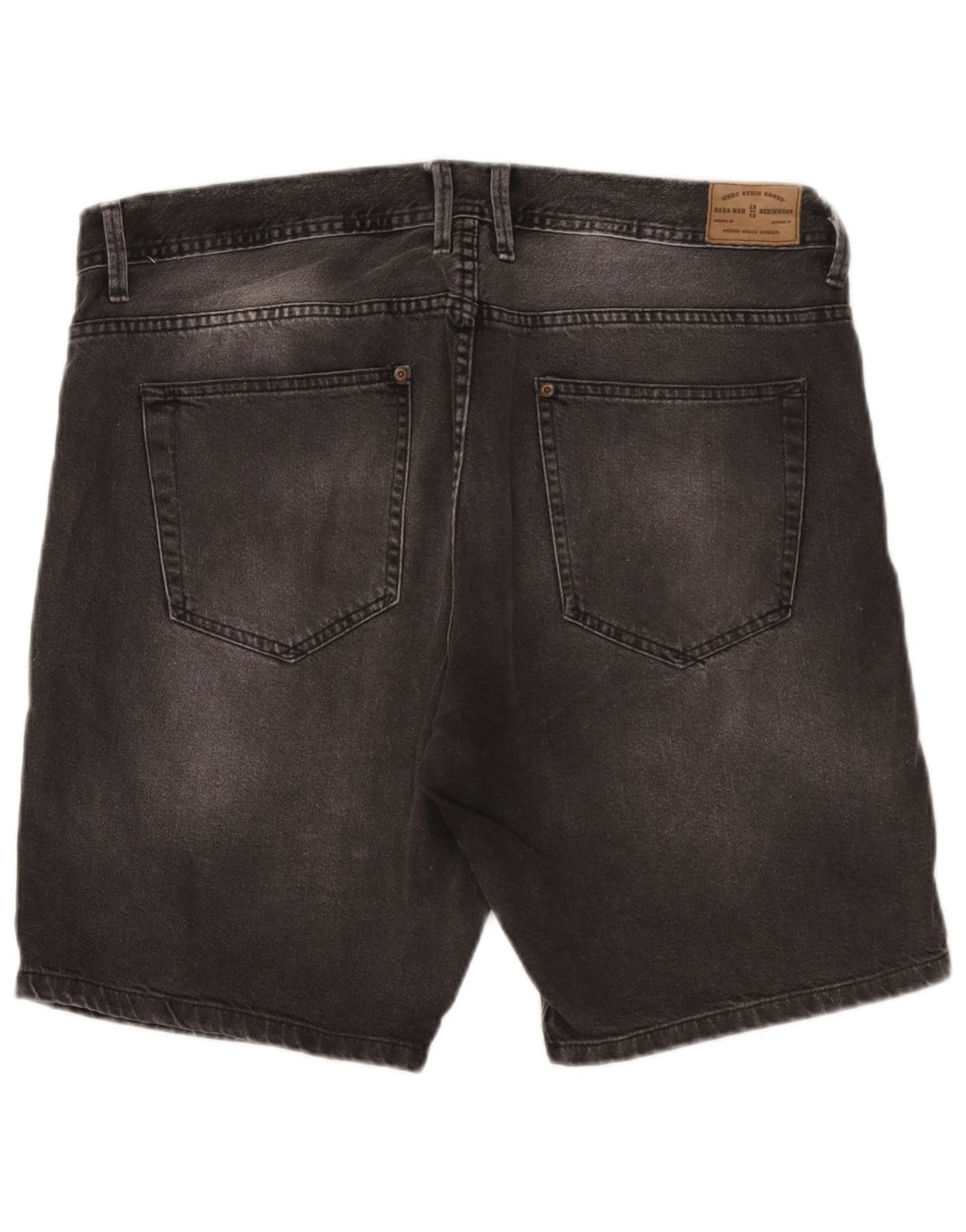 Мужские джинсовые шорты Zara EU 46 XL W36 Серые