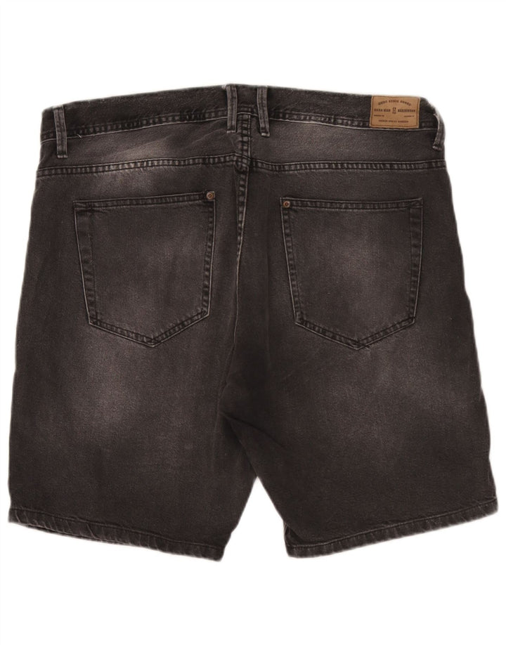 Мужские джинсовые шорты Zara EU 46 XL W36 Серые