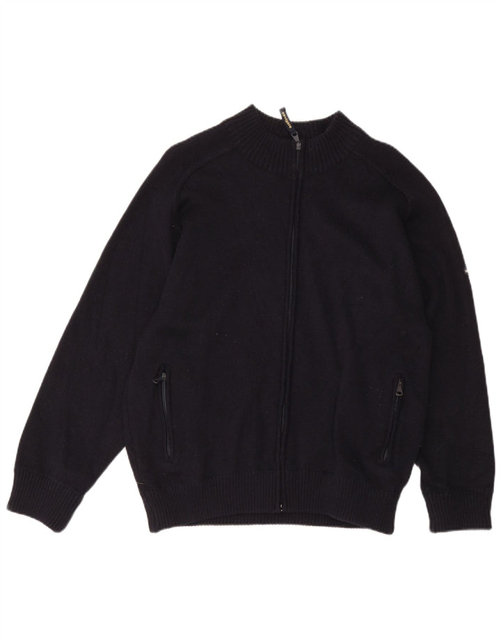 NAVIGARE Мужской свитер-кардиган среднего размера, темно-синий