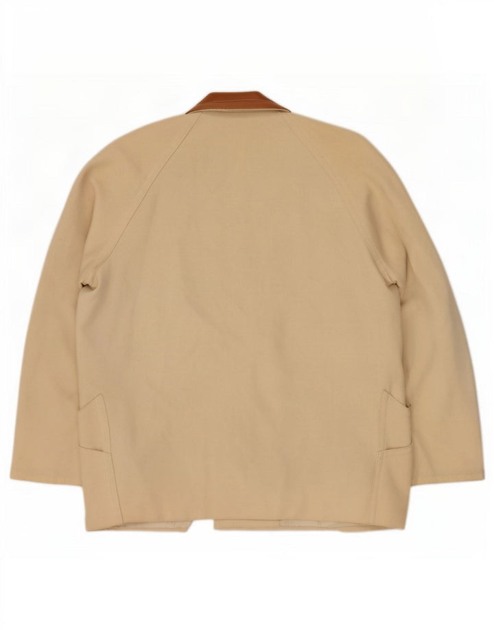 Женский двубортный пиджак Max Mara UK 12, средний, белый