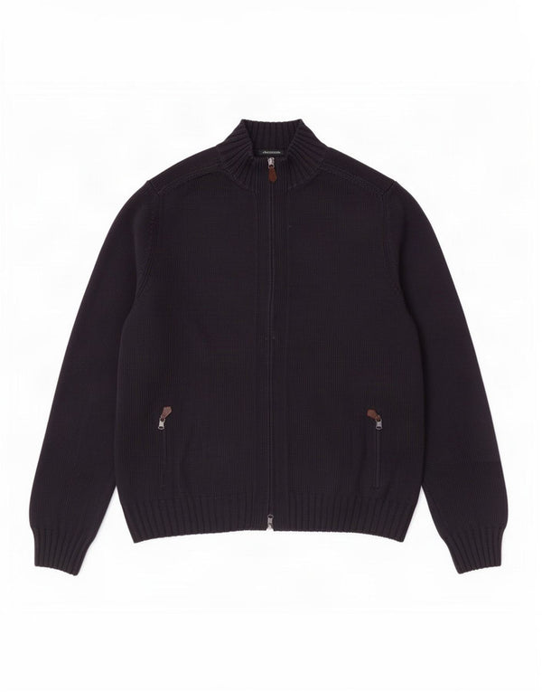 Мужской кардиган Massimo Dutti 2XL темно-синий хлопок