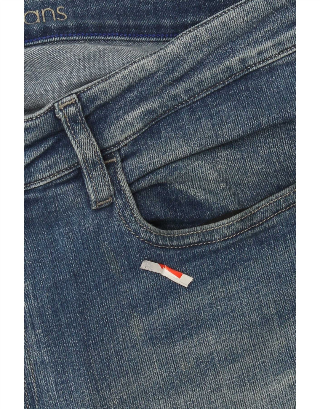 Мужские узкие джинсы Calvin Klein W34 L32, синий хлопок