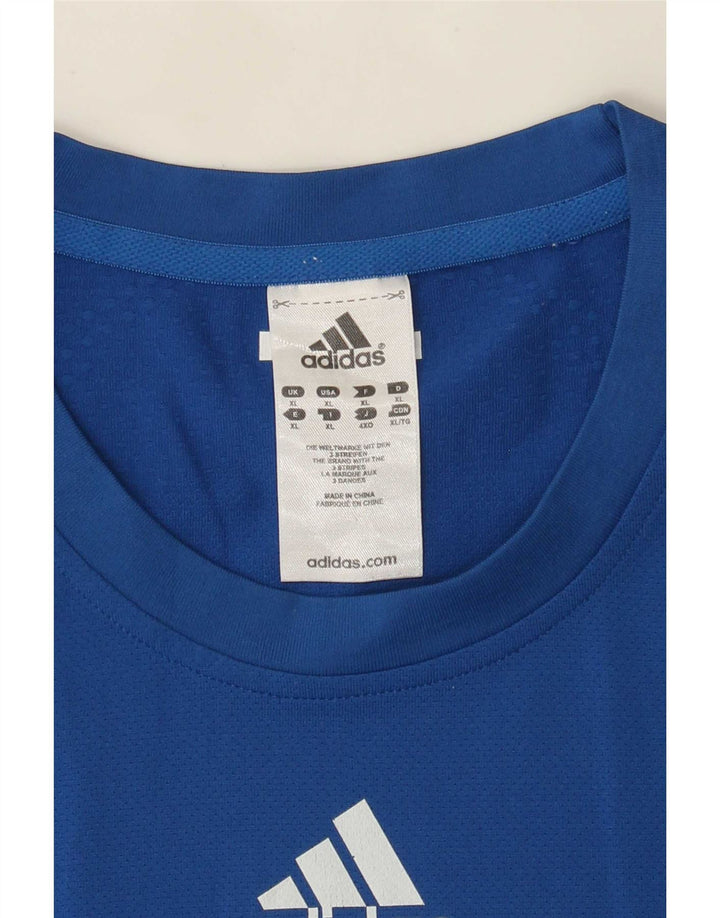 Мужская футболка Adidas Climacool Top XL Синий Полиамид