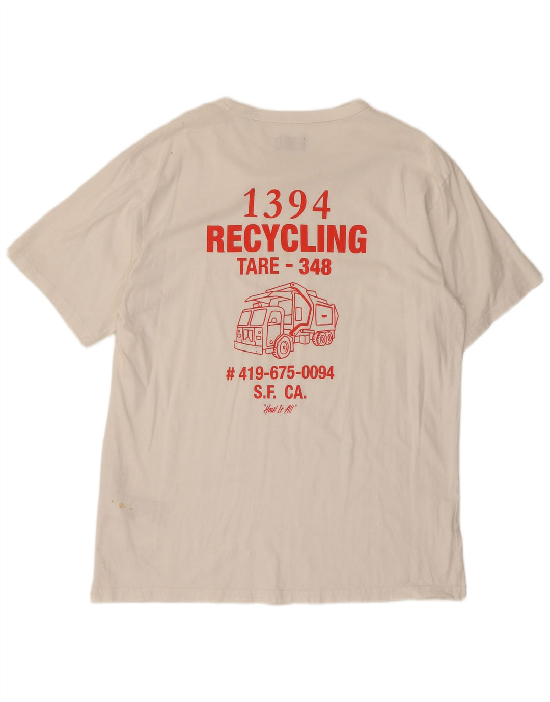 Мужская футболка с рисунком Levi's, топ XL, белый хлопок