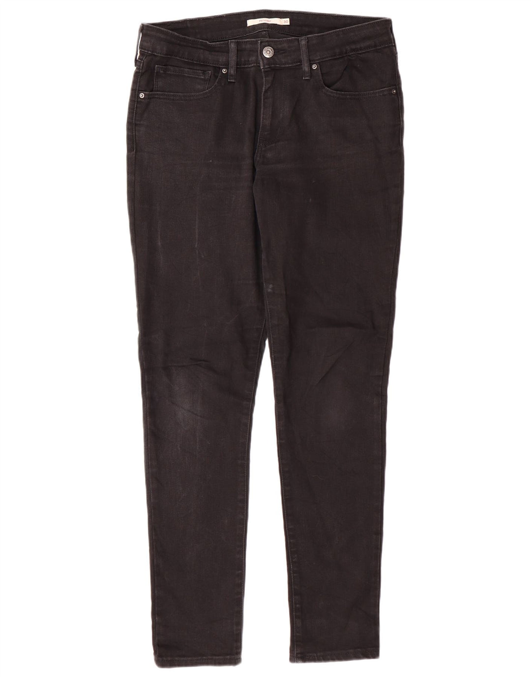 Женские джинсы скинни LEVI'S 711 W30 L30, черный хлопок